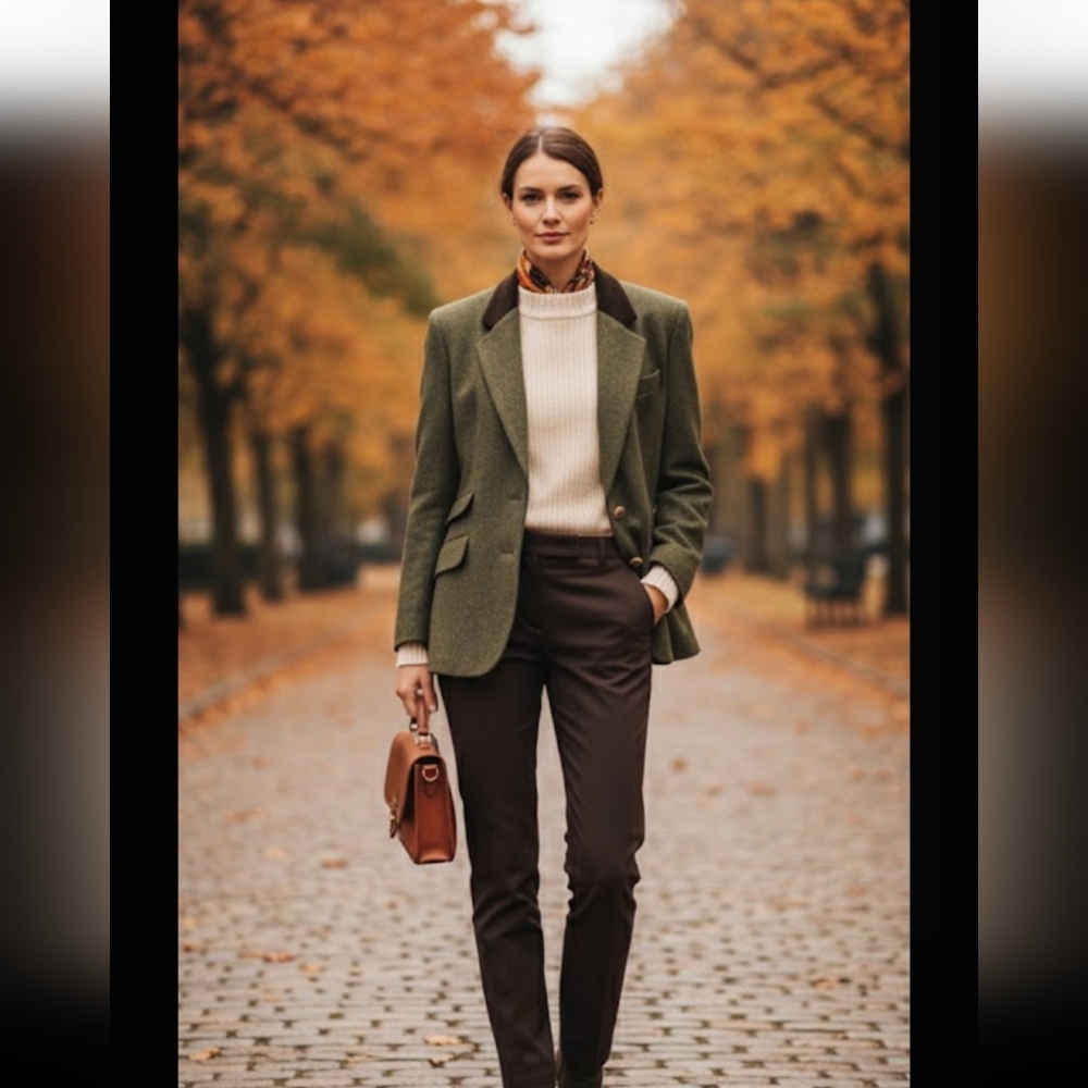 Jaeger  Green Blazer